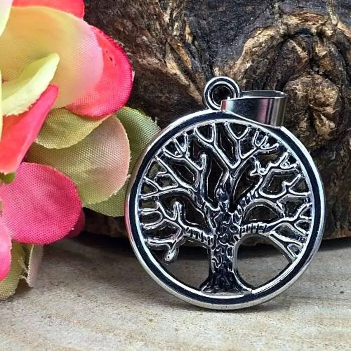 Hanger levensboom metaal met Veterhanger en kaartje