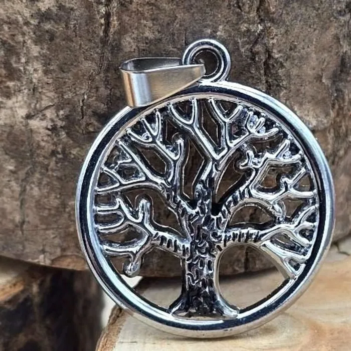 Hanger levensboom metaal met Veterhanger en kaartje