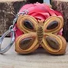 Sleutelhanger vlinder van hout