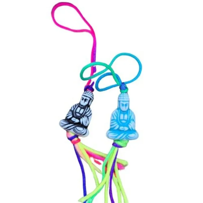 Meditatie Boeddha gelukshangers 10 stuks