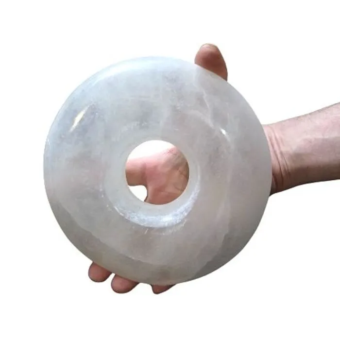Seleniet decoratie donut XXL 18 - 19cm