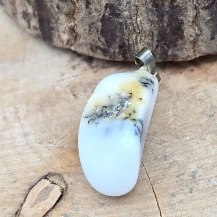 Dendriet agaat hangertje