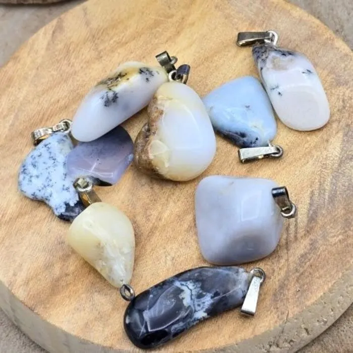 Dendriet agaat hangertje