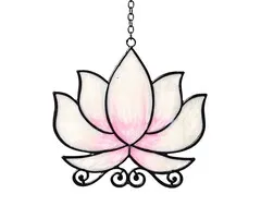 Raamhanger lotus wit