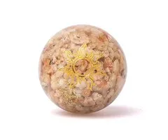 Orgoniet bol zonnesteen met zon