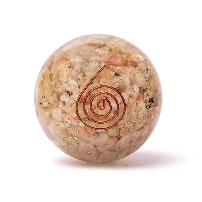 Orgoniet bol zonnesteen met zon