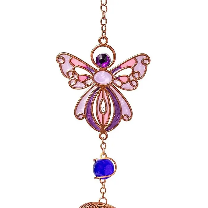 Windorgel engel roze