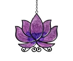 Raamhanger lotus paars