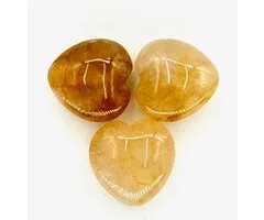 Edelsteen Hart Goudkwarts