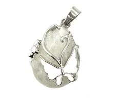 Vlinder Hanger Bergkristal