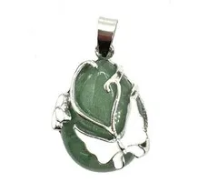 Vlinder Hanger Aventurijn groen