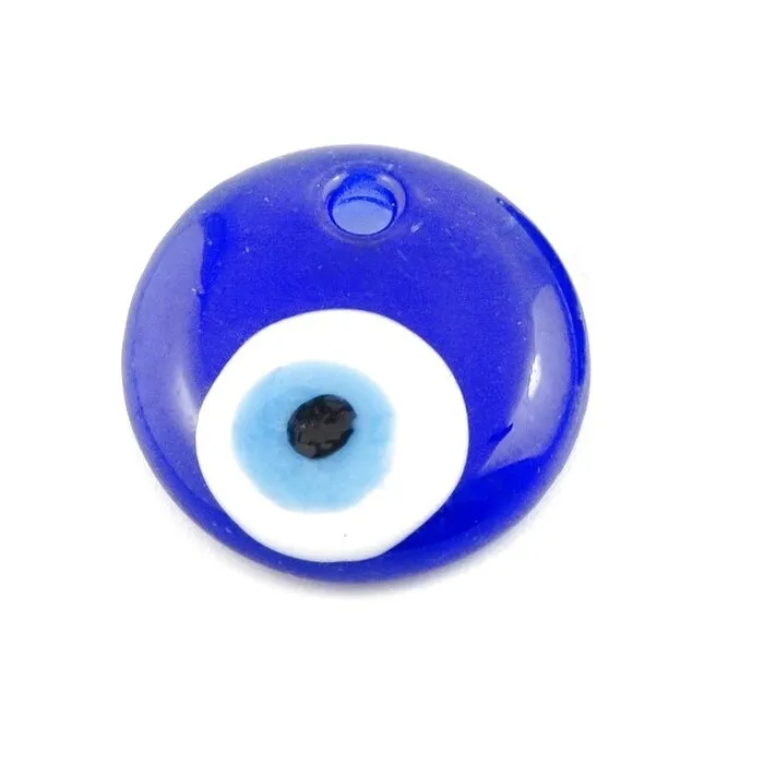 Boze oog hanger 2 cm met kaartje