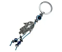 Sleutelhanger hand van fatima met boze oog
