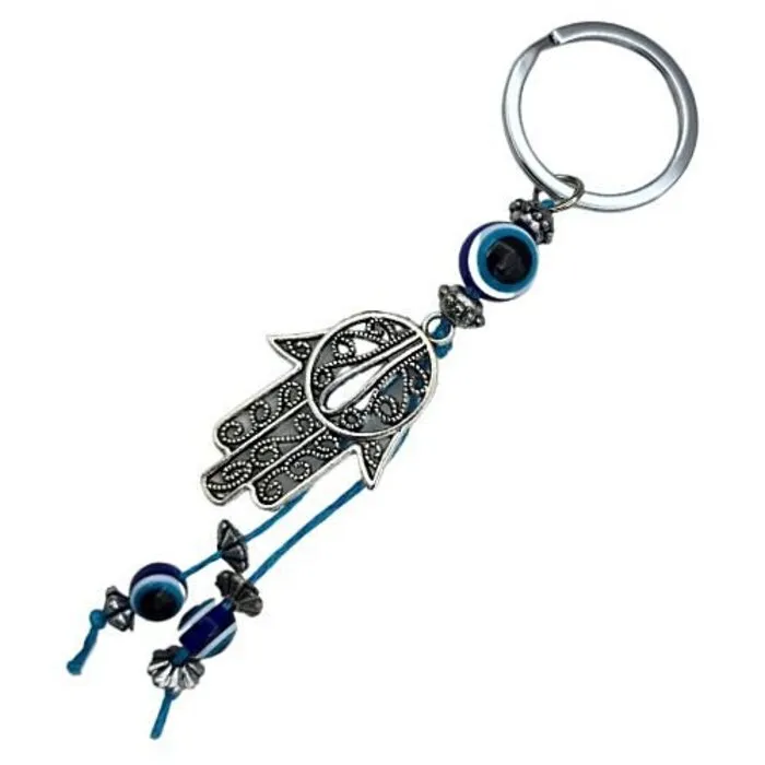 Sleutelhanger hand van fatima met boze oog