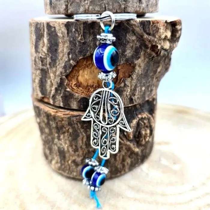 Sleutelhanger hand van fatima met boze oog