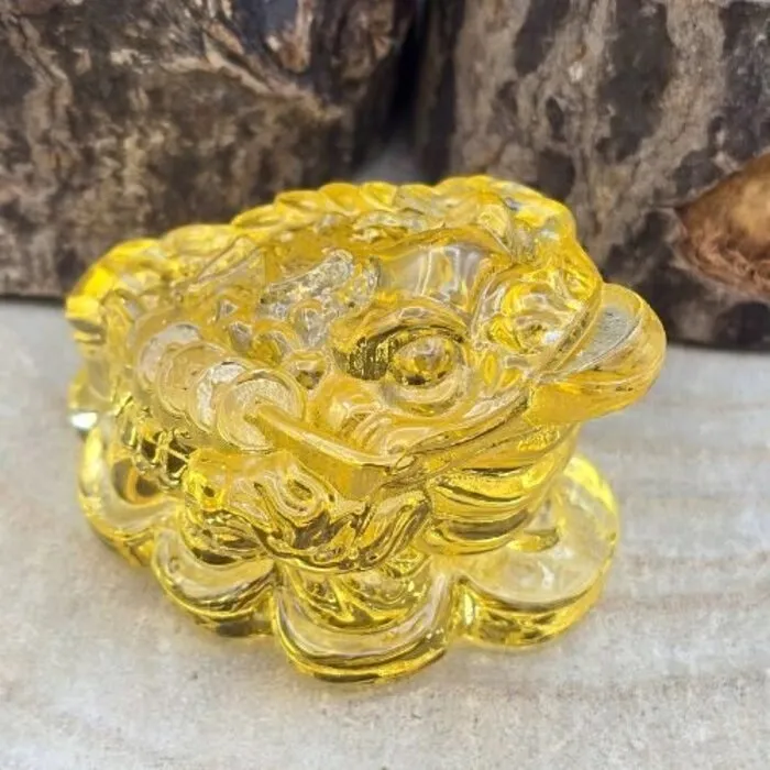 Feng Shui kikker glas