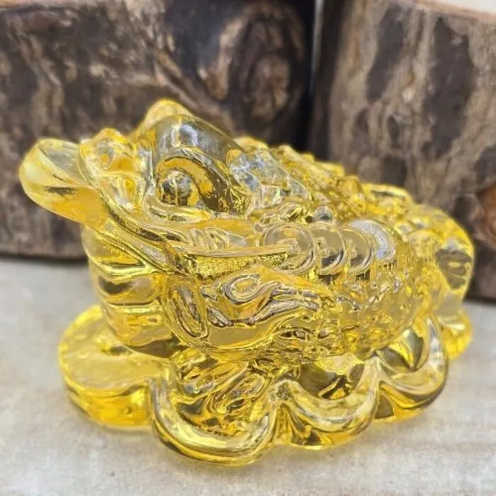 Feng Shui kikker glas