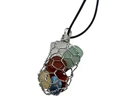 Chakra Hanger met 7 Natuurlijke Steentjes
