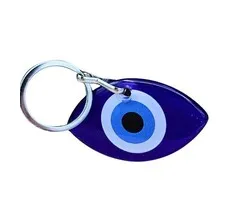 Sleutelhanger Boze blauwe oog