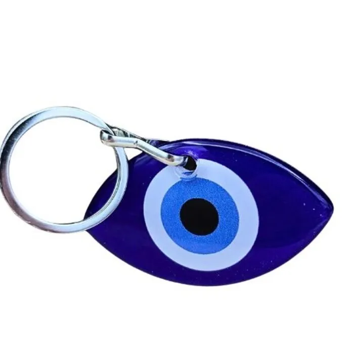 Sleutelhanger Boze blauwe oog