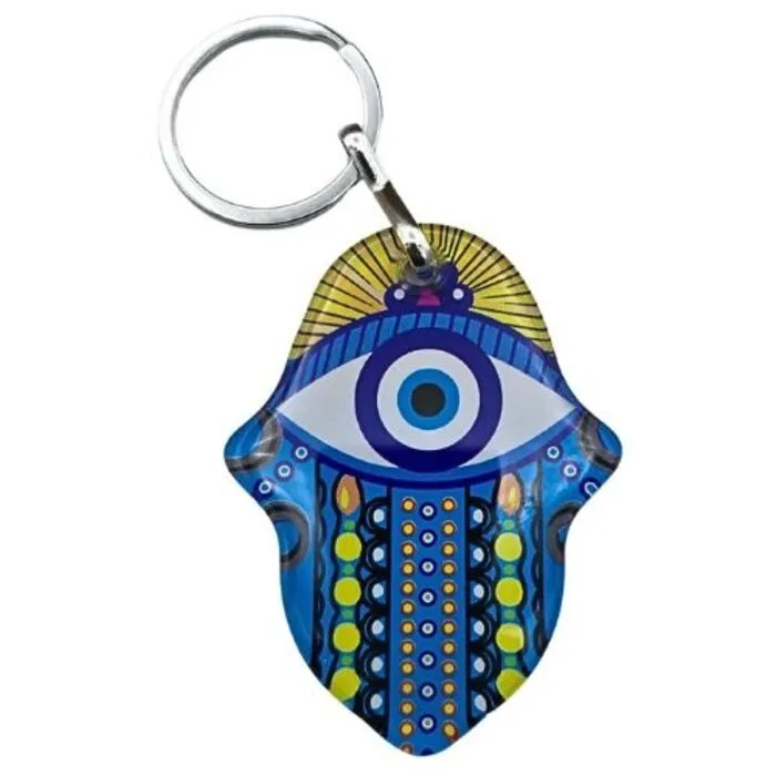Sleutelhangerboze oog gekleurd