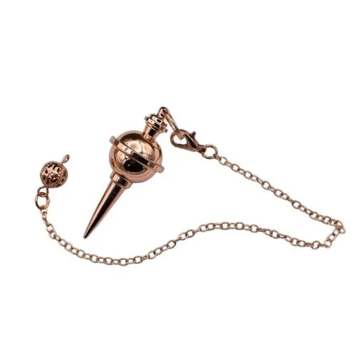 Pendel koper kleur 45x18 mm