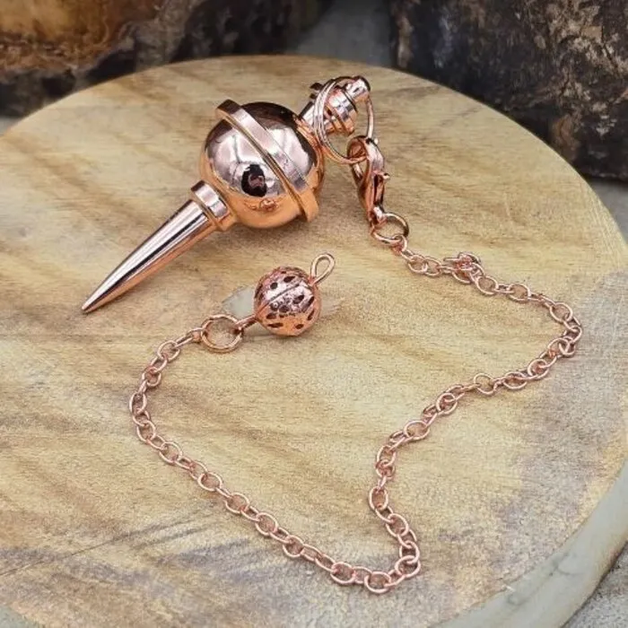 Pendel koper kleur 45x18 mm