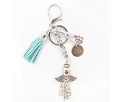 Success Angel sleutelhanger turquoise