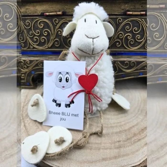 Decoratie Schaapje – Bheee Blij met Jou!