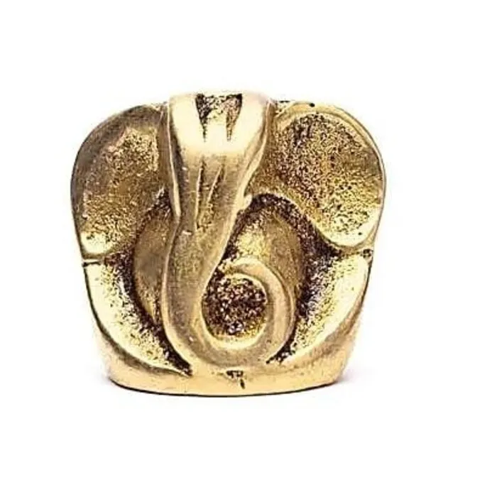 Mini buste Ganesha messing