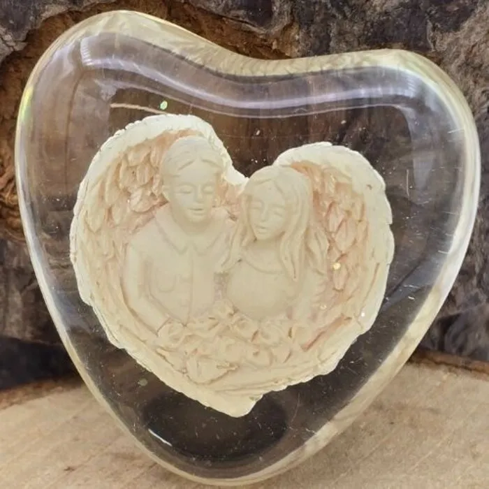 Angelstar Hart van Kunsthars met Liefdespaar