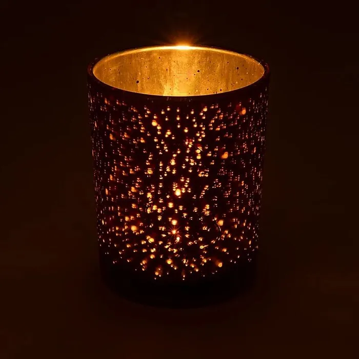 Sfeerlicht matglas/metallic Ganesha - groot