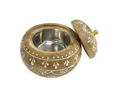 Houten brander voor natuurlijke harsen