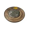 wierookhouder pentagram rond