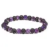 Armband Amethyst en lavasteen