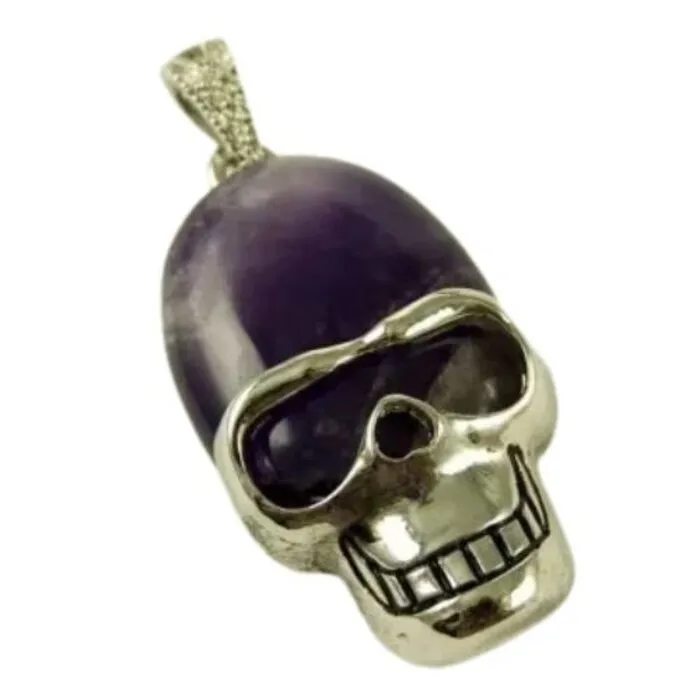 Hanger schedel Amethyst