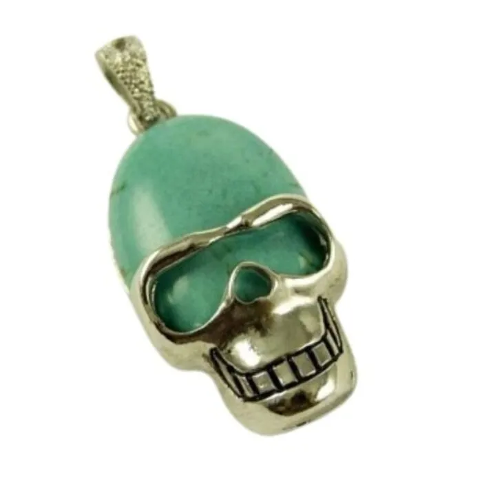 Hanger schedel Turkoois