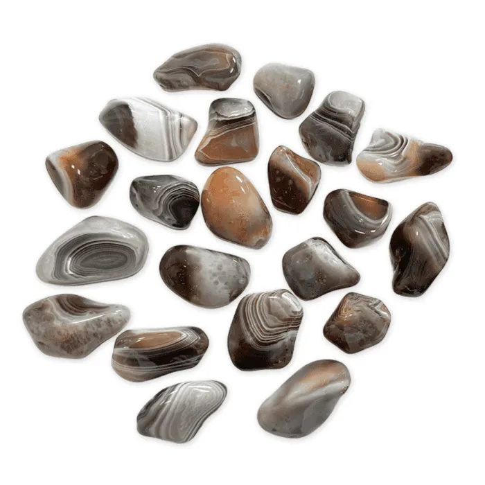 Agaat botswana getrommeld groot