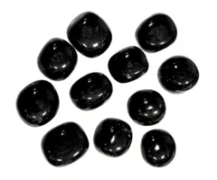 Zwarte Obsidiaan getrommeld