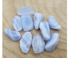 Chalcedoon getrommeld mini steentjes 25 gram