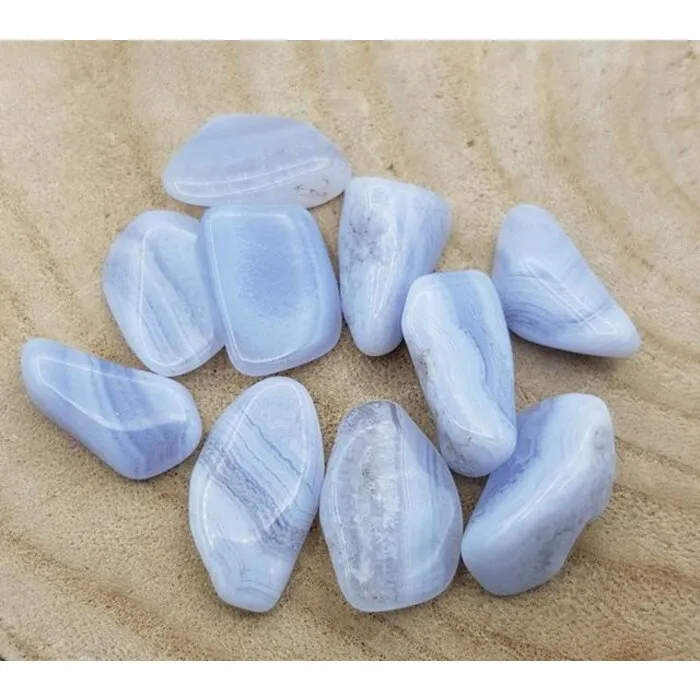 Chalcedoon getrommeld mini steentjes 25 gram