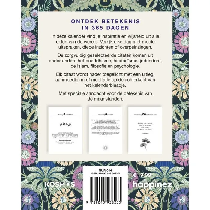 Happinez spirituele scheurkalender 2026