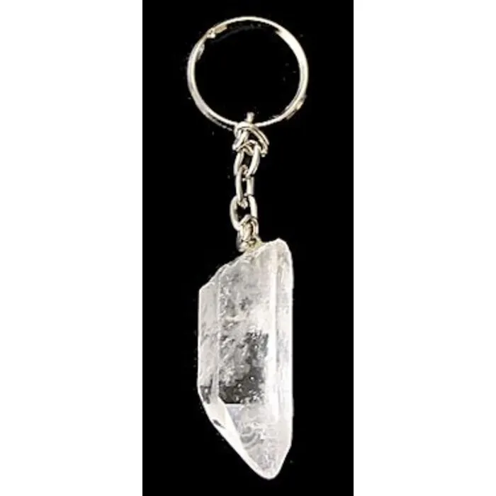 Sleutelhanger ruwe Bergkristal