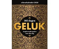 Scheurkalender 365 dagen geluk -Jaar 2026