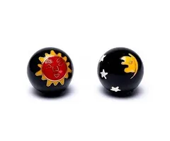 Meridiaankogels Zon & Maan 3,5 cm