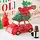 Oliebrander Auto met kerstboom
