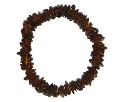 Armband Barnsteen donker