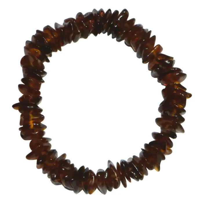 Armband Barnsteen donker