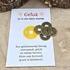 5 Mini Chinese Geluksmuntjes met Kaartje