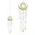 Suncatcher zon en halve maan met kristalglas